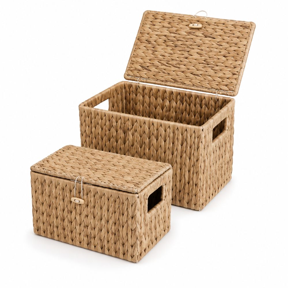 Rattan Plant Basket - Плетеная корзина для хранения из водного