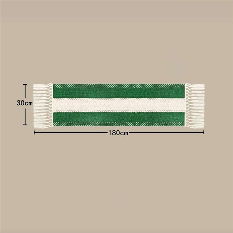 Linen Table Runner - Скатерть-дорожка DT15 в стиле бохо-фермерский дом,
