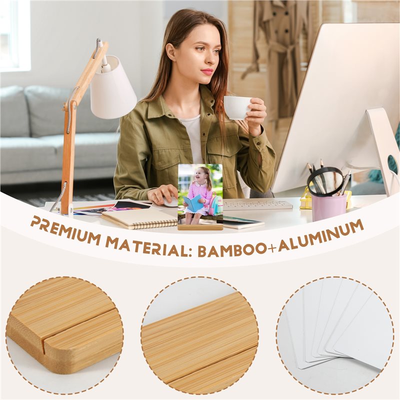 Набор из 6 заготовок для субли – обзор и цена Bamboo Photo Frame
