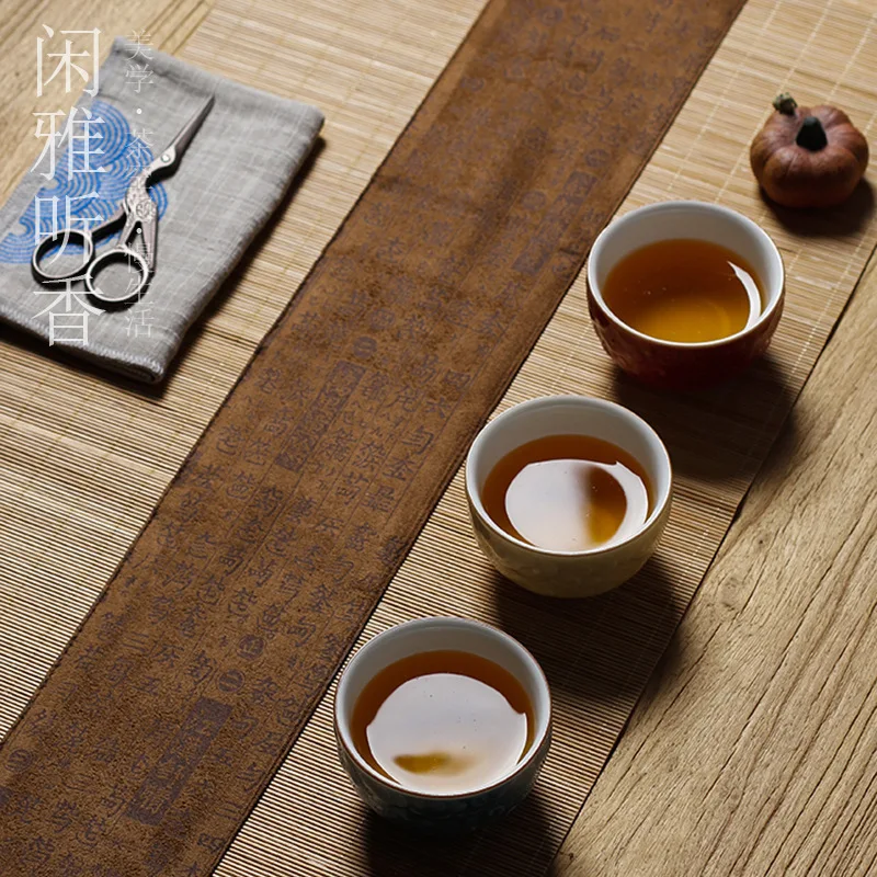 Тканевый бамбуковый коврик для – обзор и цена Linen Table Runner