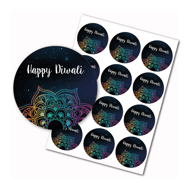Наклейки с надписью Happy Diwa – обзор и цена Home Decor Indonesia