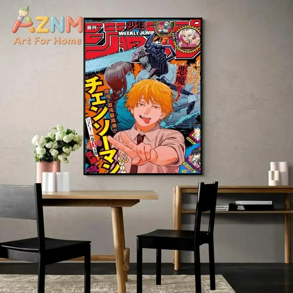 AZNM Chainsaw Man, аниме, наст – обзор и цена Home Decor Magazine