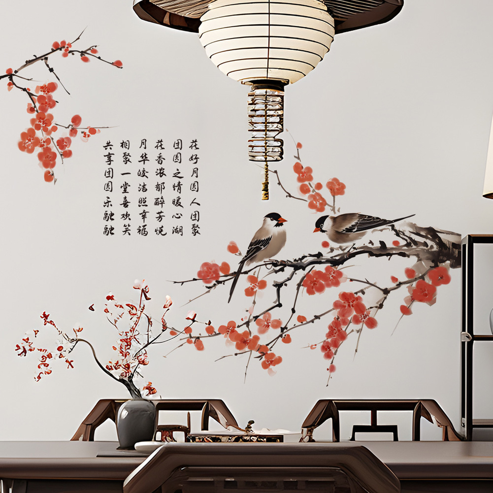 Наклейки на стену в китайском  – обзор и цена Home Decor Indonesia