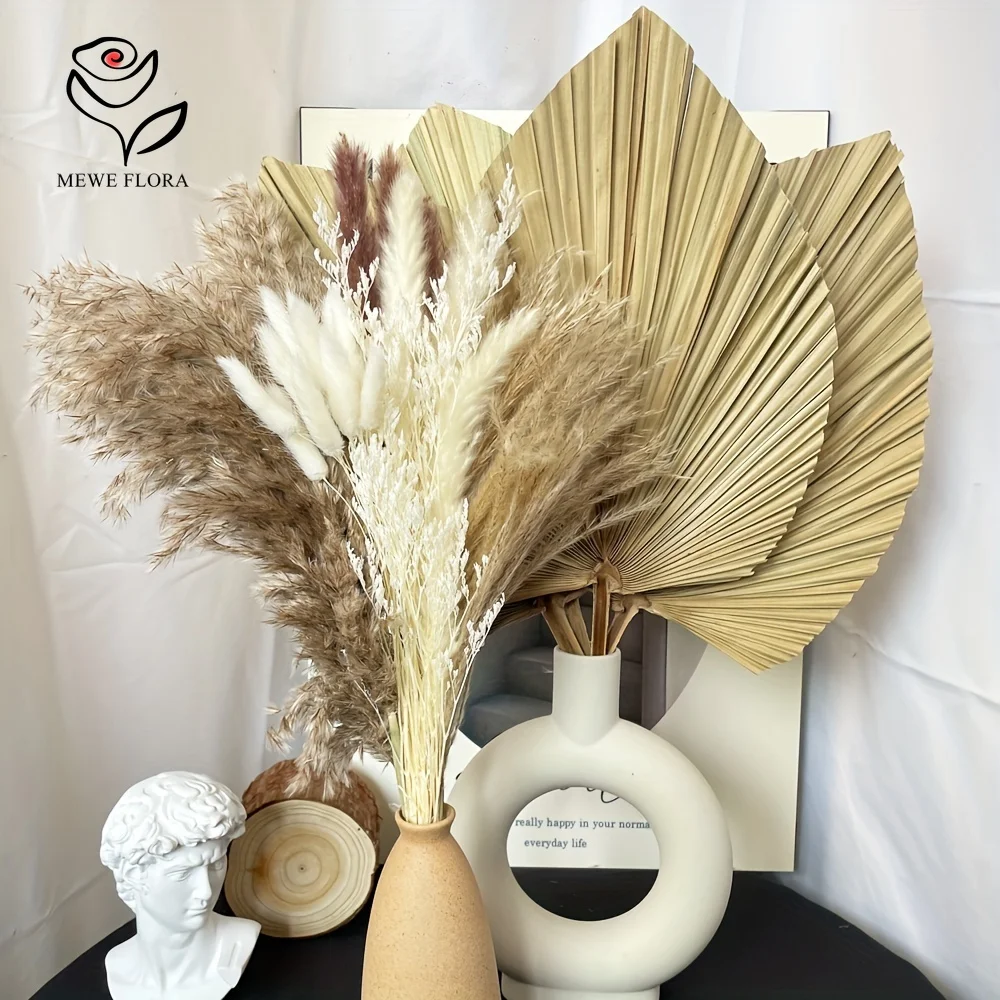 35 шт., натуральная пампасная  – обзор и цена Pampas Grass Decor