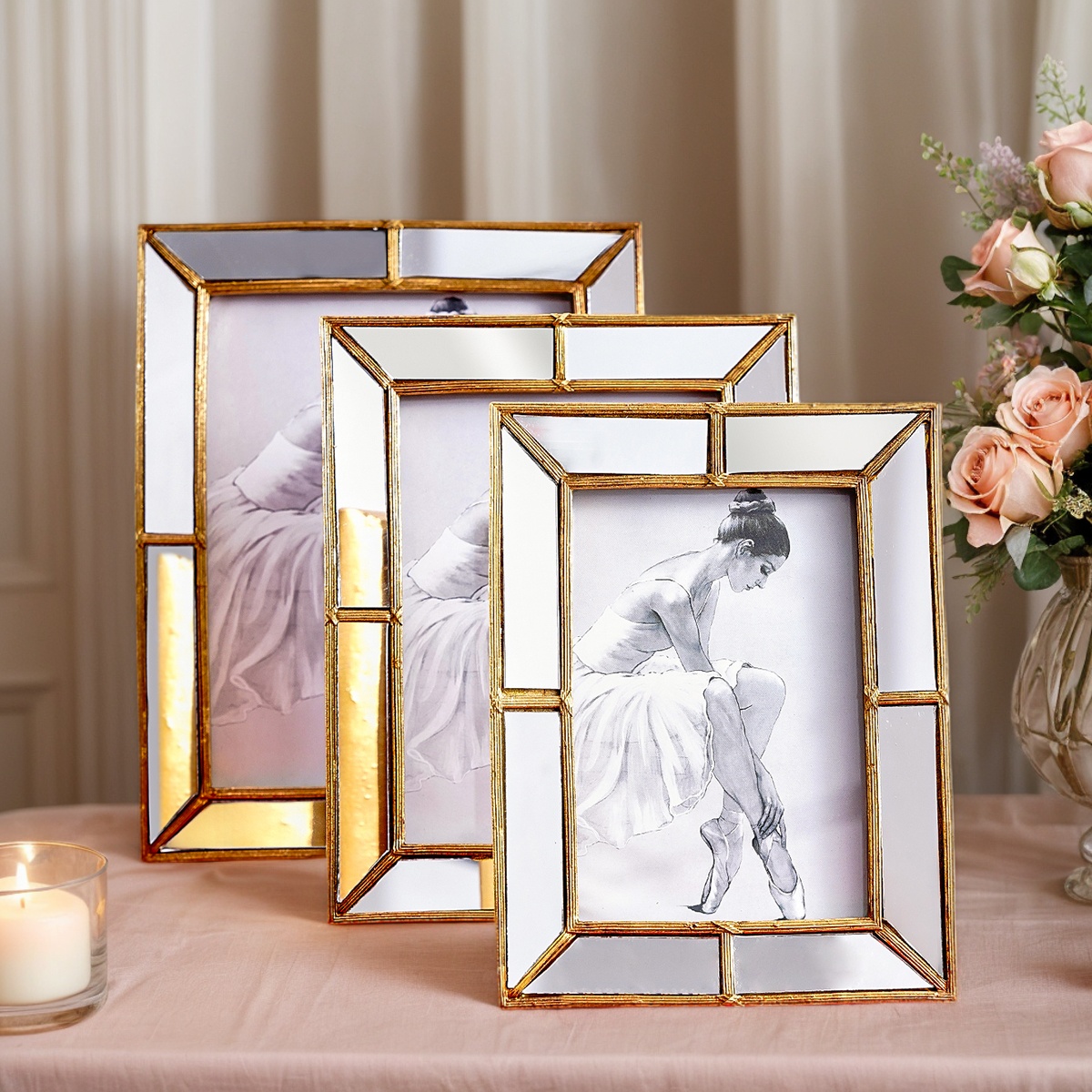 1 шт., фоторамка с простой зол – обзор и цена Bamboo Photo Frame